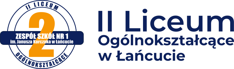 Logo II Liceum Ogólnokształcącego w Łańcucie